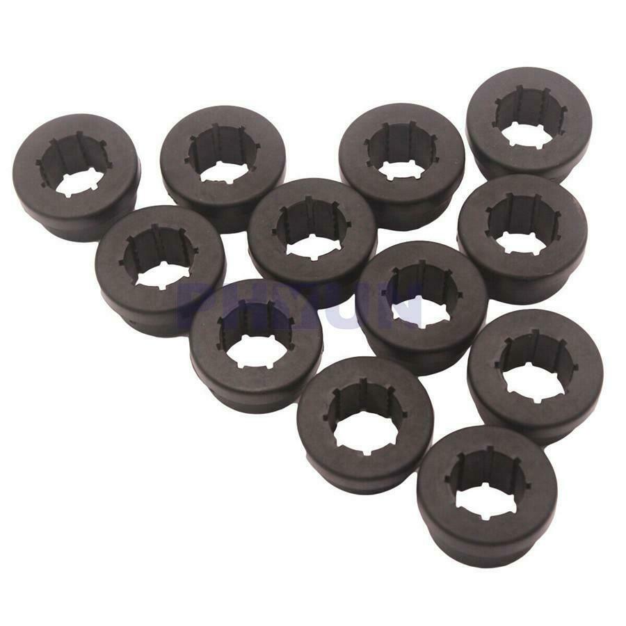 12x Replacement Black Bushing Halves Kit For Rear Lower Control Arm Rear Camber