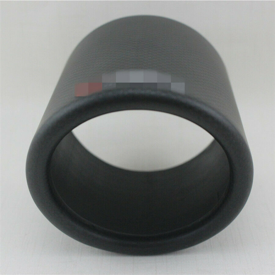 101mm 4'' Matte Black Car Exhaust Pipe Cover Muffler Tip 100% Real Carbon Fiber