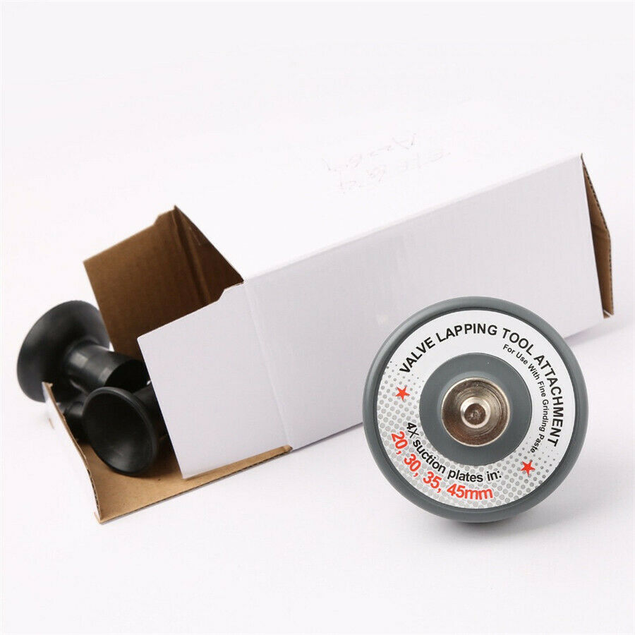1250 RPM 8mm Shank Valve Lapping Tool Attachment Car Repair Tool 4Suction Plates