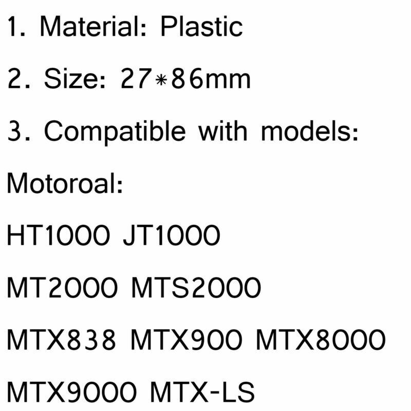 10x Plastic Belt Battery Clip For  Radio H000 MTX8000 MTX9000 Rd  AT2