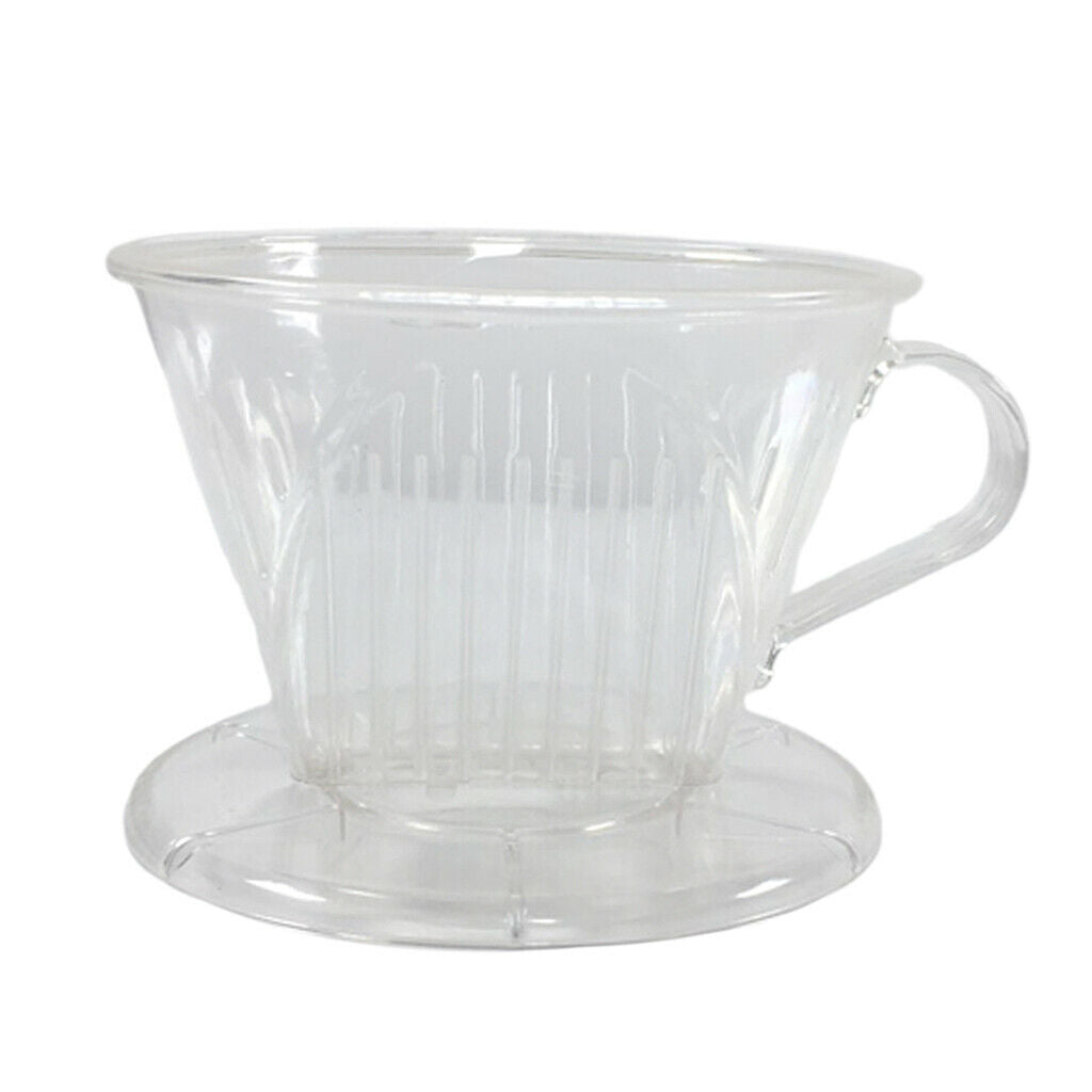 Coffee Filter Clever Coffee Dripper Cone Reusable Brewer Portable  Clear