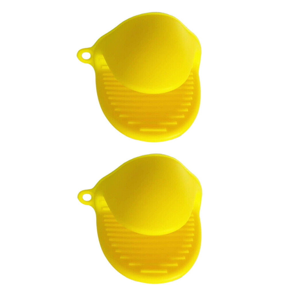 Kitchen Silicone Gloves Slip Jar Hand Clip Protector