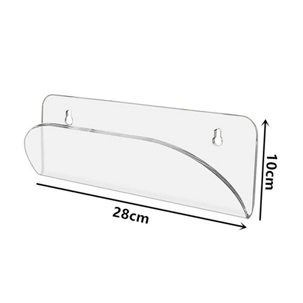 Transparent Acrylic Skateboard Mounts Deck Wall Hanging Brackets Display Stand