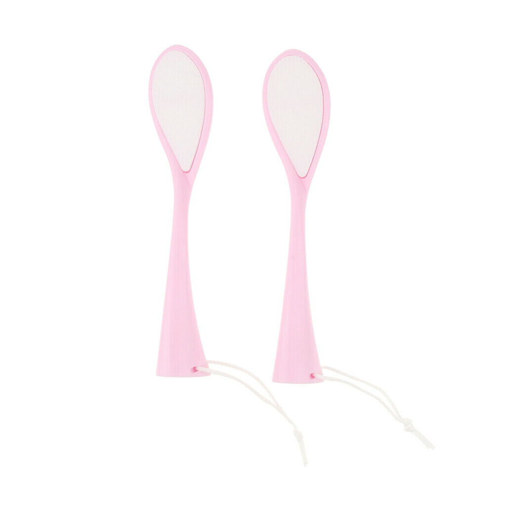 2 Pcs Foot Files Double Sided Foot Rasps Hard Deed Skin Callus Remover - Pink,