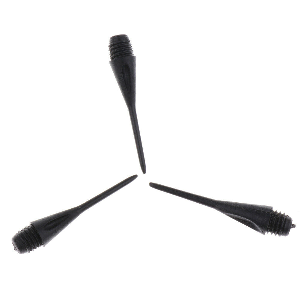 100 Pcs Plastic 33mm 2BA Replacement Soft Tips For Electronic Darts - Indoor