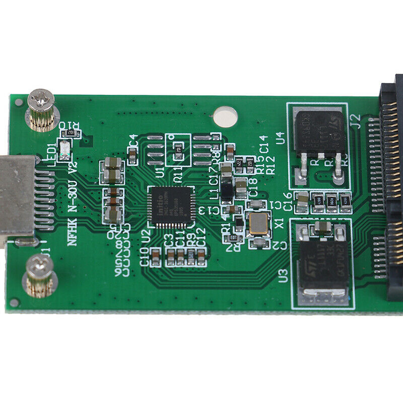 1Pc Mini USB 3.0 to PCIE mSATA External SSD PCBA Conveter Adapter Card_AUBDAU