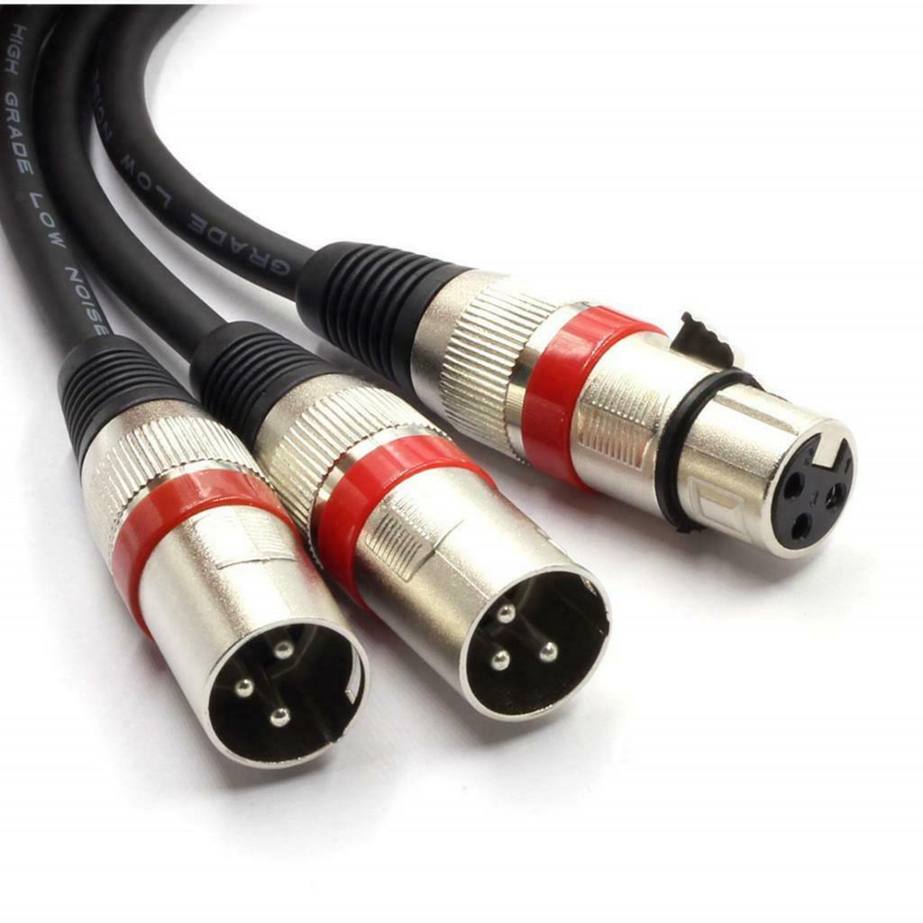 Line of Microphones for Acoustic Balance Y-Splitter Male Female with Double PVC