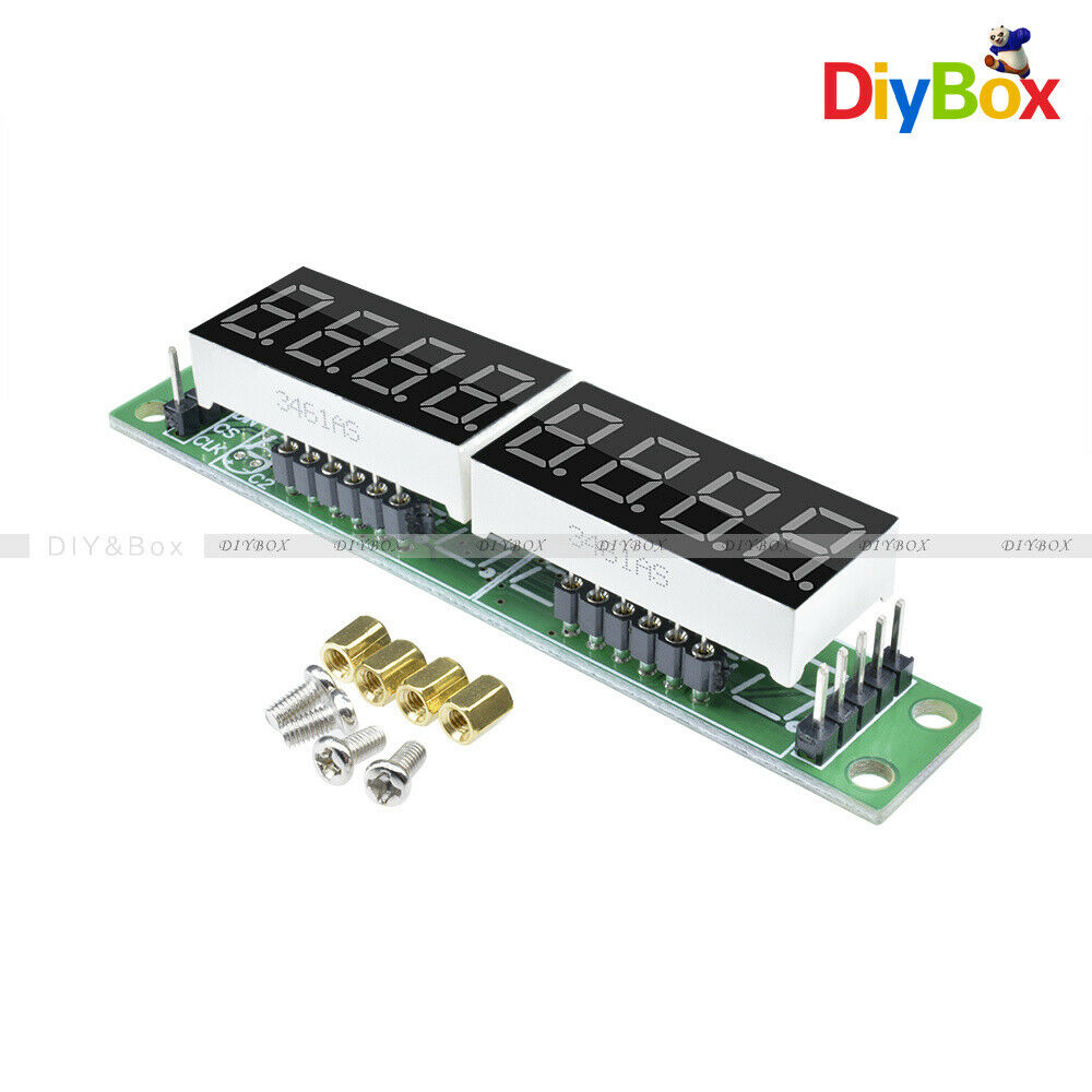 10PCS MAX7219 Digital Tube 8-Digit Display Control Module Red For Arduino