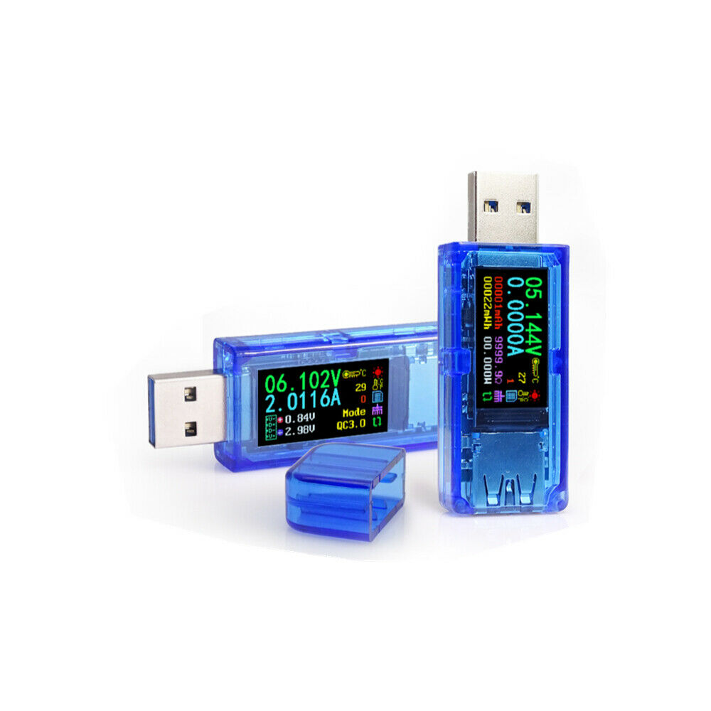 At35 Usb Color Lcd Voltmeter Mobile Phone Charger Mobile Power Capacity Tester