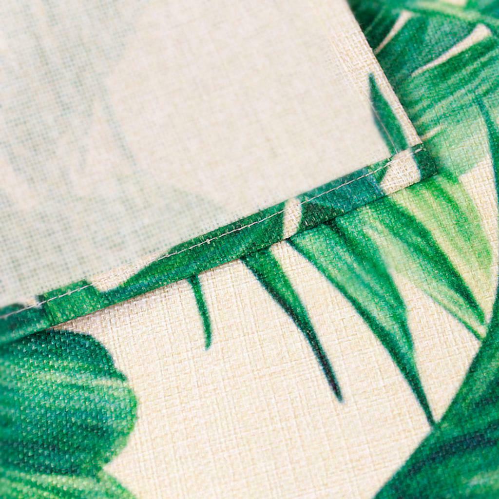 Green Leaf Plants Printing Placemats Table Mats Dining Pad Tableware Mat #6