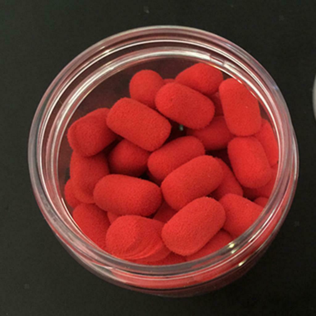 15pcs Smell Carp Fishing Bait Boilies Eggs Floating Ball Beads Feeder 8x12mm