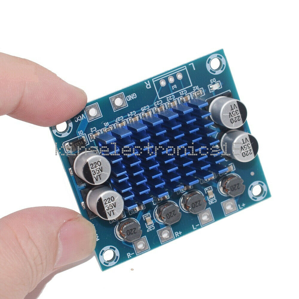 1PCS 2*30W DC 8-26V 2 Channel Digital Audio Power Amplifier Board Audio Module