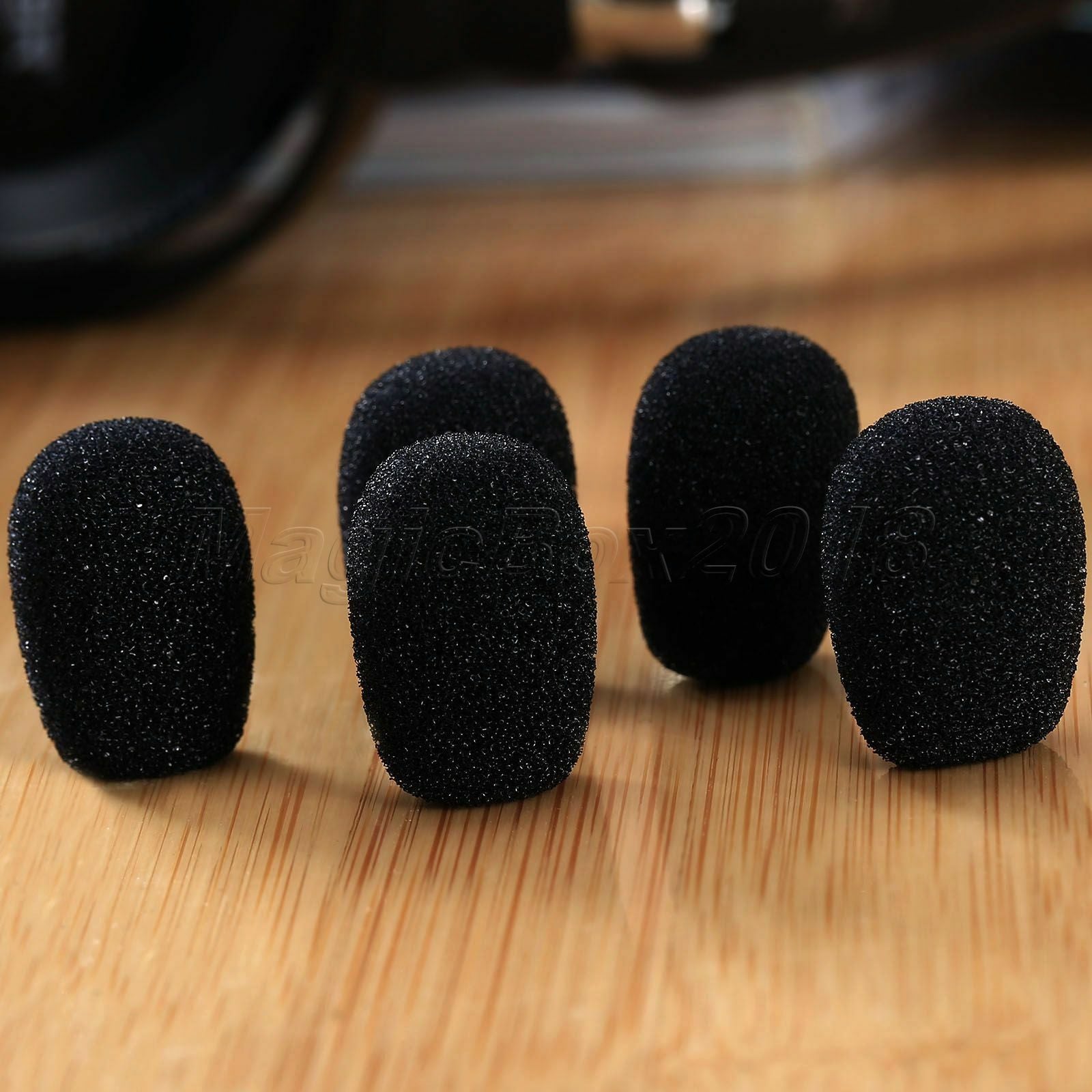 5Pcs 20x5mm Mic Cover Soft Foam Windscreen For Handheld Stage Microphone Karaoke