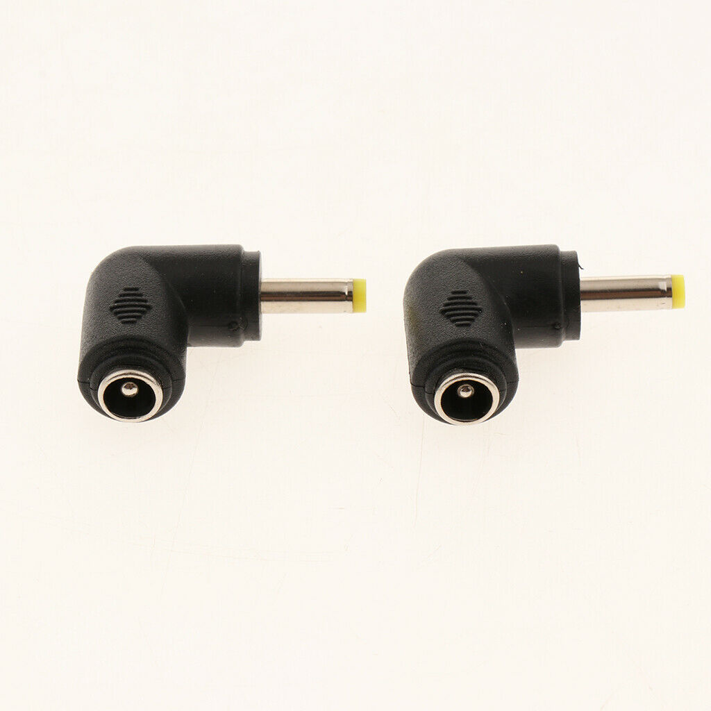 10 Pack Male to Female Terminal Charging Connector Head, Right Angle Power