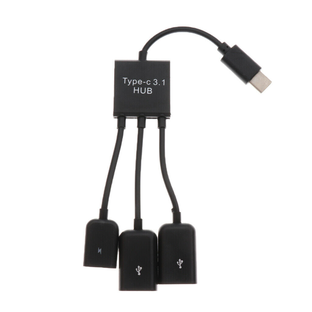 USB Type C Male To Micro USB 2USB2.0 Host OTG With Micro USB Cable For Phone