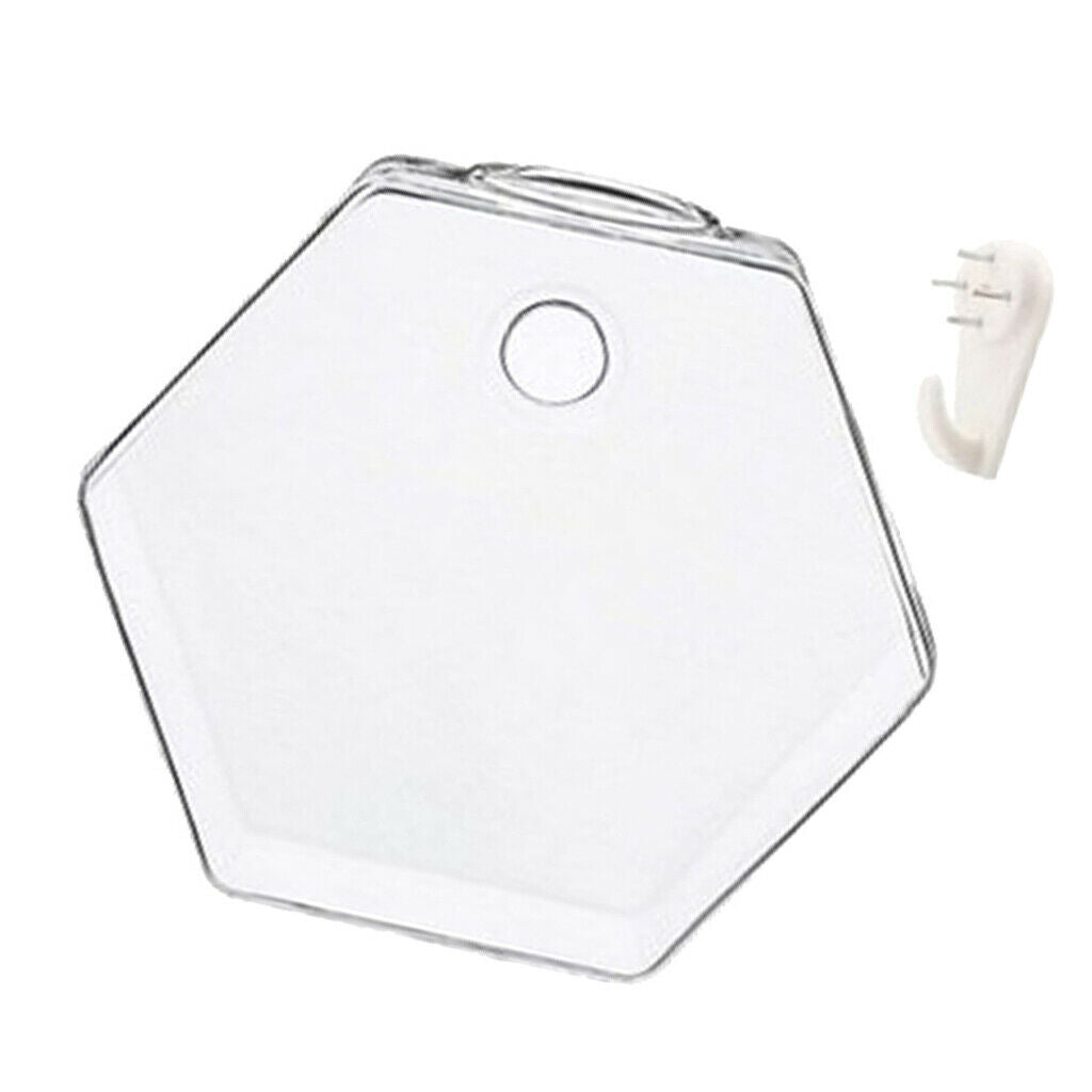 Hexagon Hanging Planters Hydroponic Pot Small Fish Tank Wall Art Decor