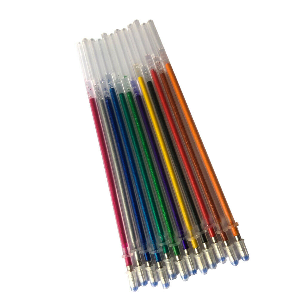 24x Multi Colors Gel Pen Refills Pen Ink Refills for Kids Adults Drawing