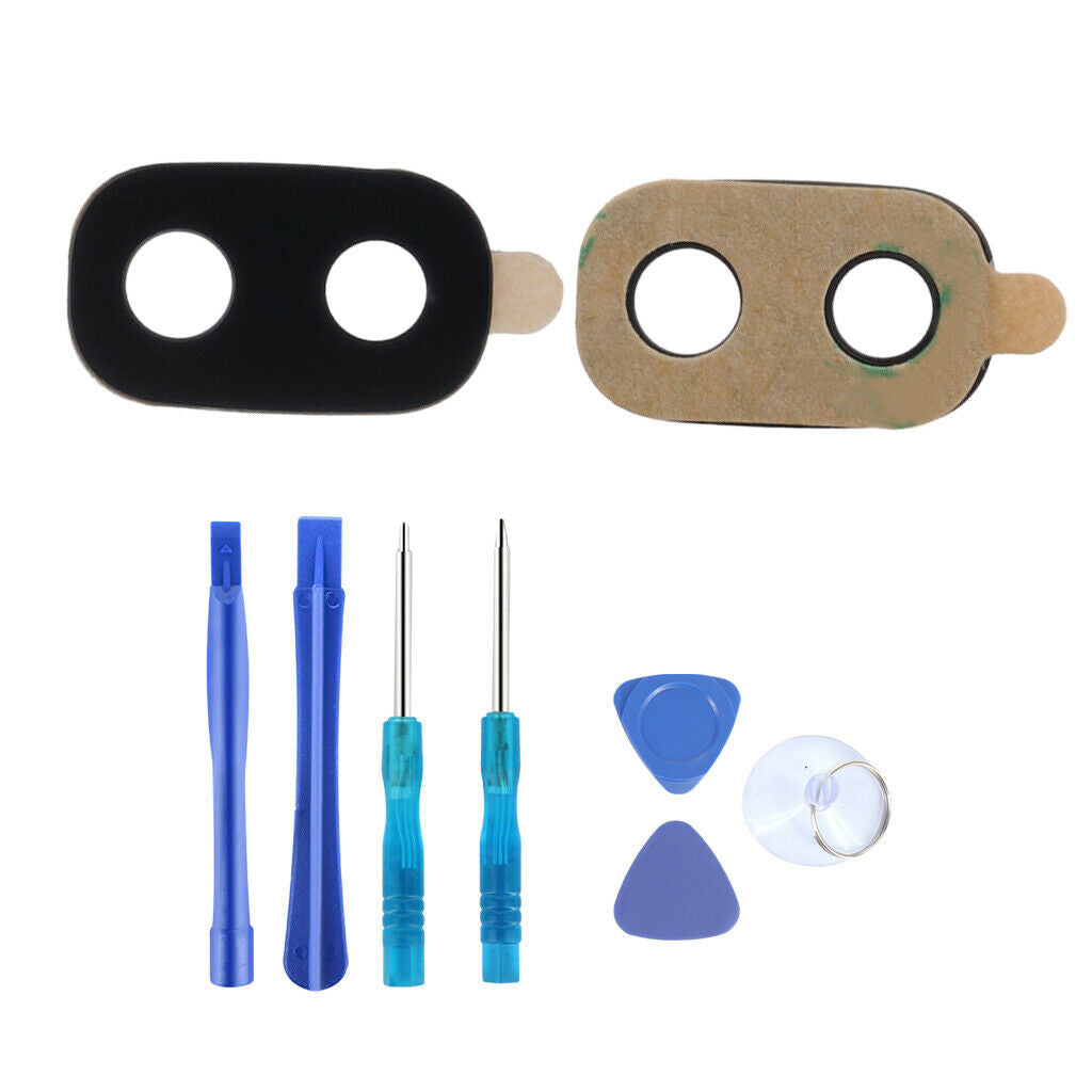 Back Rear Camera Glass Lens Cover Replacement Adhesives Preinstalled + Tools For
