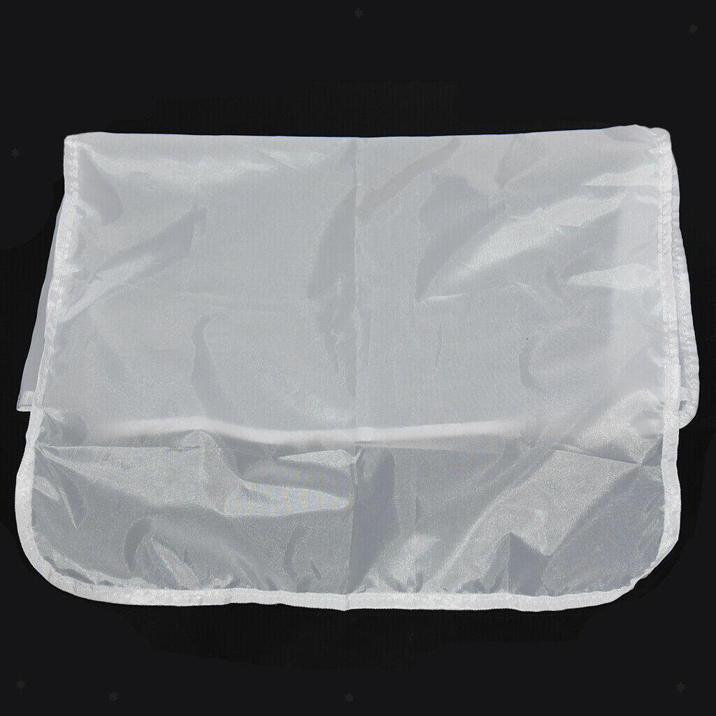 4X Plastic Cover For Back of Chair In Hairdressing Hair Salons 48x43cm White