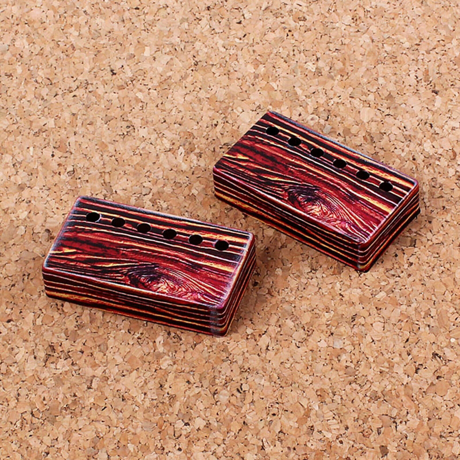 2pcs Copper Guitar Pickup Cover Set Electric Guitar Parts Easy to Install