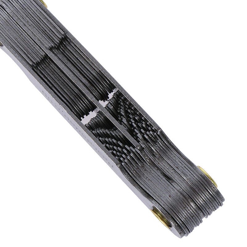 40XThread Measuring Gage 60 Degree Whitworth Metric Screw Thread Pitch Gauge SJ