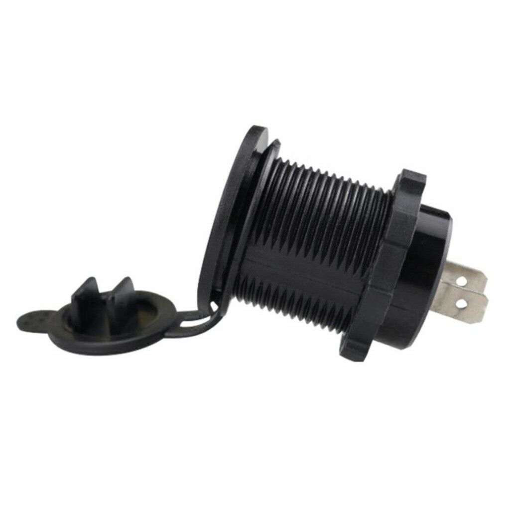 Fast DC 2 USB Adapter Car Charger Motorcycle Motorbike Phone Power Supply