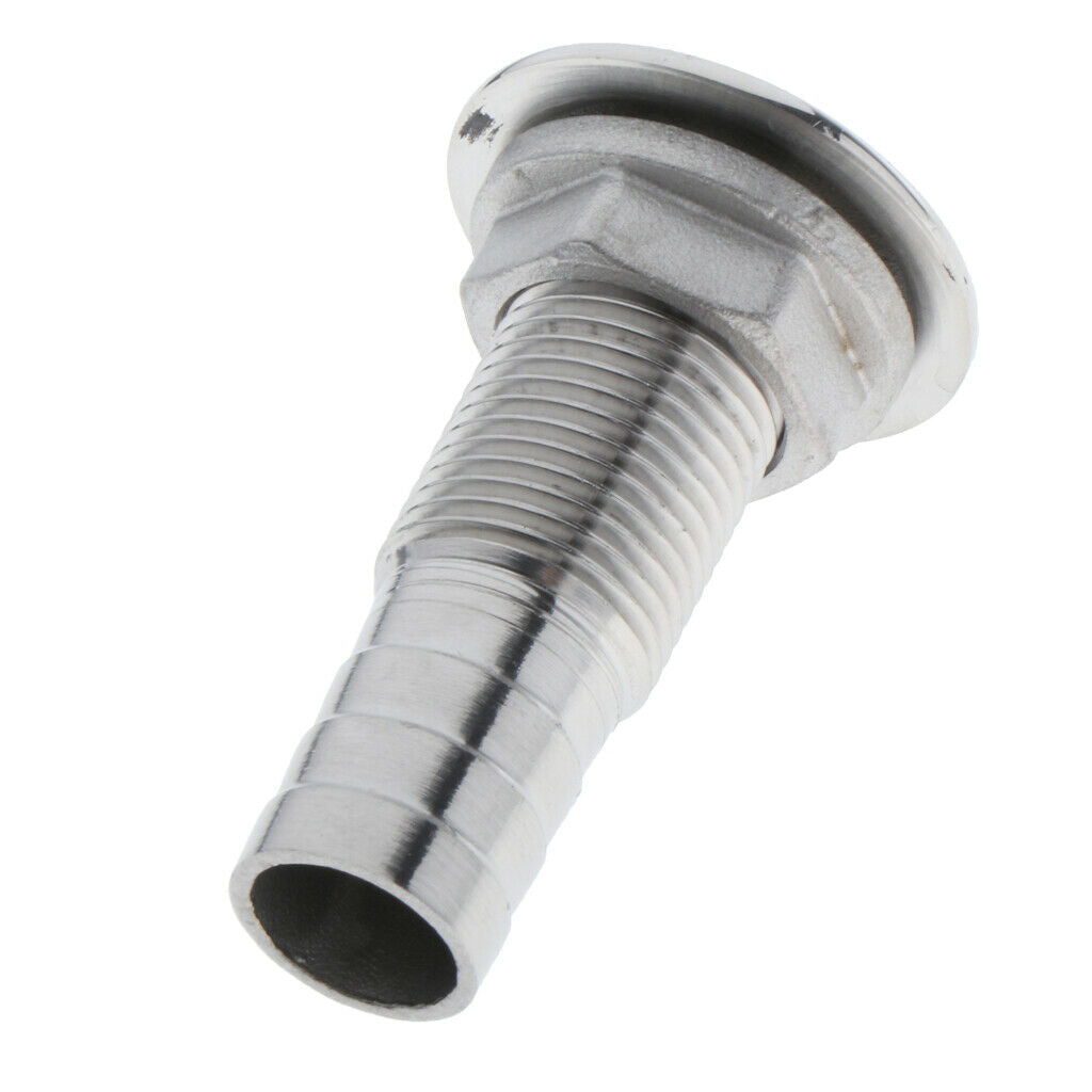 Stainless Marine Boat Thru Hull Fitting Connector for Boat Yacht 1/2 Inch