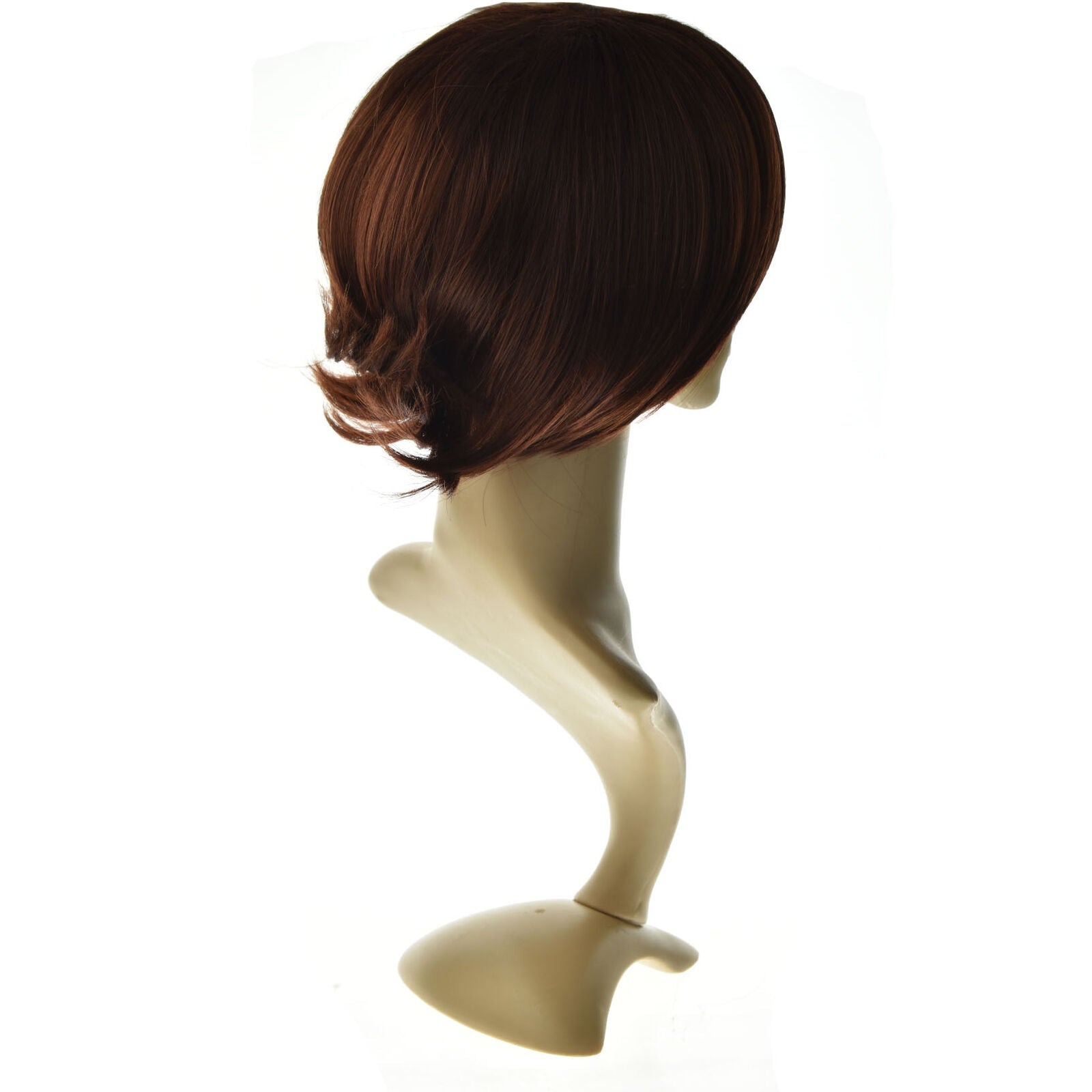 Oblique Bangs Short Straight Wavy Hair Lady Synthetic Full Party Wigs Bob