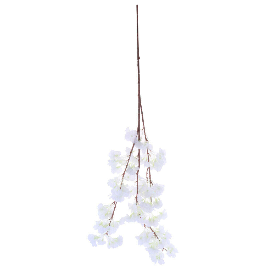 88cm Plastic Peach Flowers Silk Artificial Floral Wedding Party Decoration -