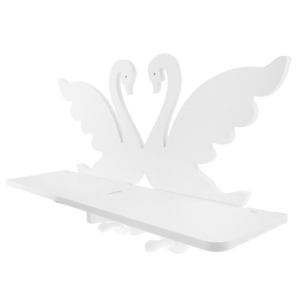 Creative Decoration Hollow Swan Rack Wall Hanging Shelf