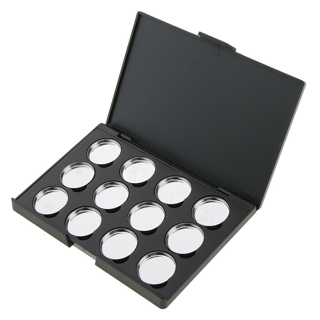 2pcs Cosmetic DIY Empty Magnetic Palette Box Eyeshadow Powder Blusher Concealer