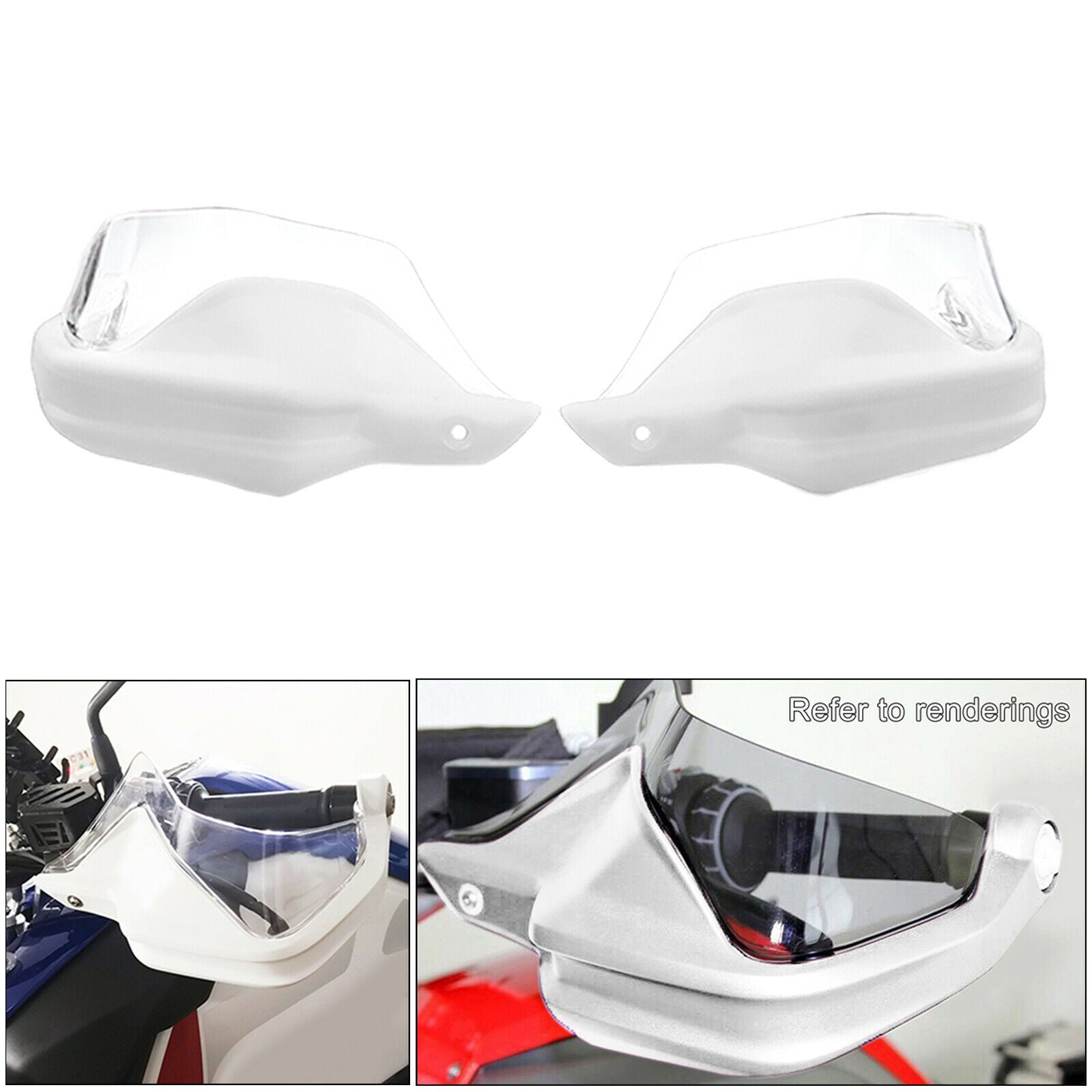 Motorcycle Hand Shield for BMW S1000XR Motorbike Parts White Transparent