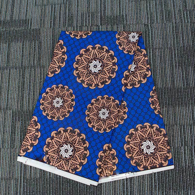 1 Yard African National Polyester Wax Printing Cloth Double-sided Printed Fabric