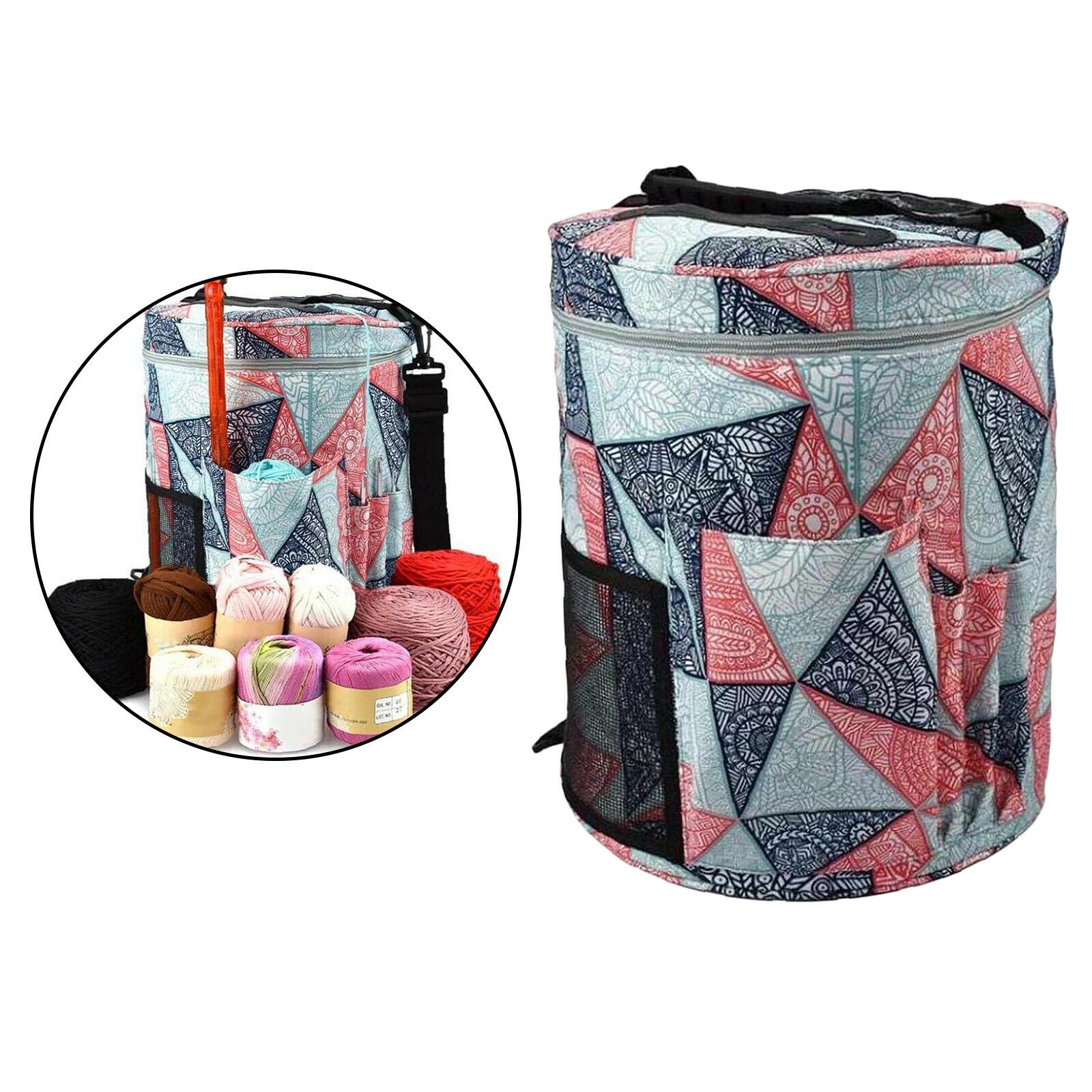 Yarn Storage Bag Knitting Bag Portable for Yarn Arts Tool Accessory Parts