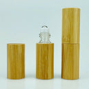 Natural Bamboo Essential Oil Roller Bottles Travel Portable Roll On Bottle