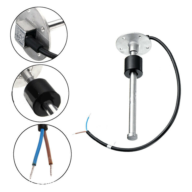 300mm Fuel Sender Unit Marine Truck Fuel Oil Level Meter Gauge Sensor 0-190ohms