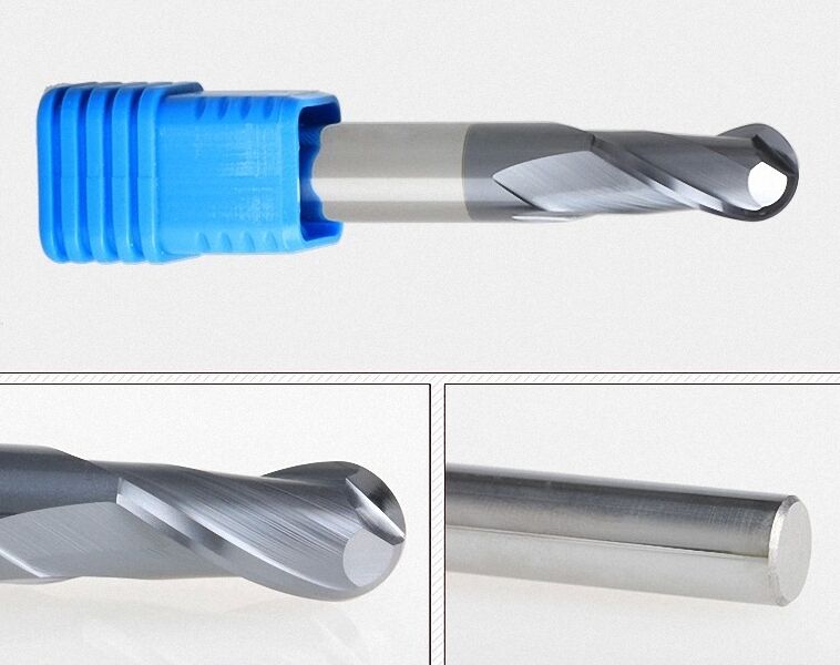 2pcs Ball Nose R3.5 x 8 Solid Coat Carbide Radius End Mill CNC Cutting tool