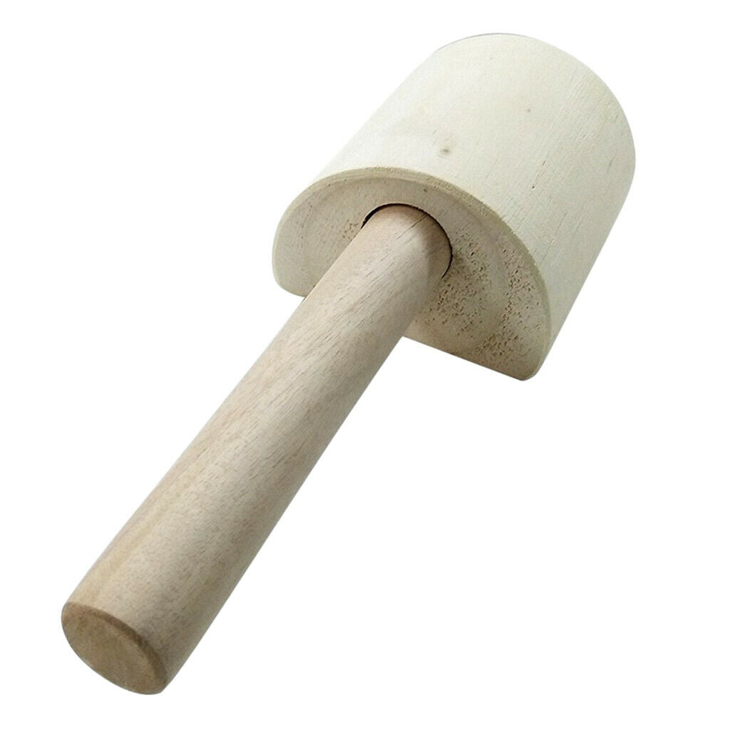 2x Wooden Clay Paddle Handmade for Pottery DIY Hobbies Art Crafts Supplies