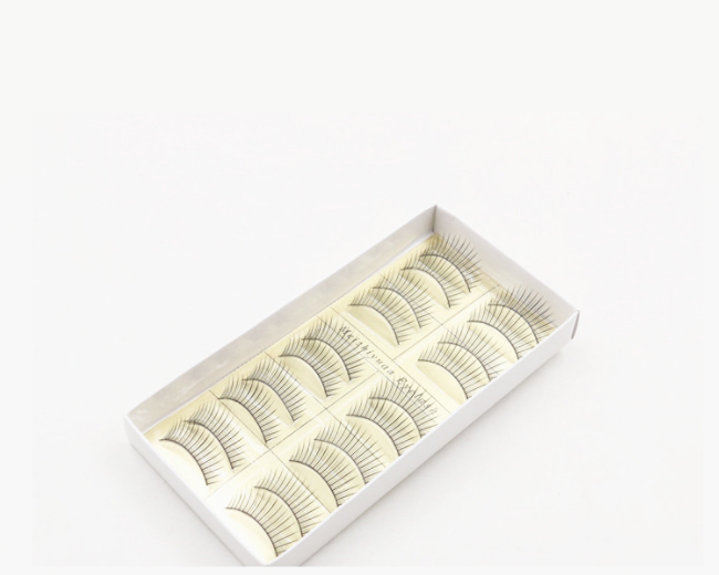 10 Pair Women Mink Hair Eye Lashes Black Natural Bushy False Eyelashes T-09
