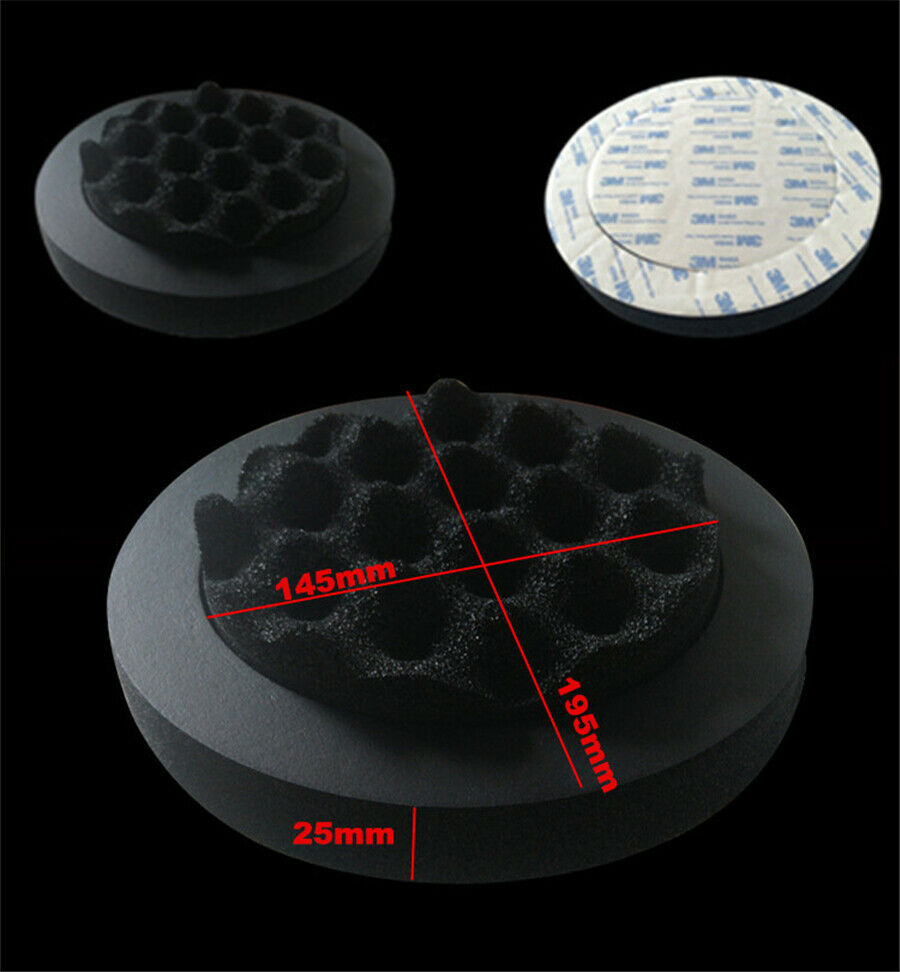 4pc 6.5"Wave Car Speaker Ring Bass Door Sound Insulation Cotton Audio Speakers
