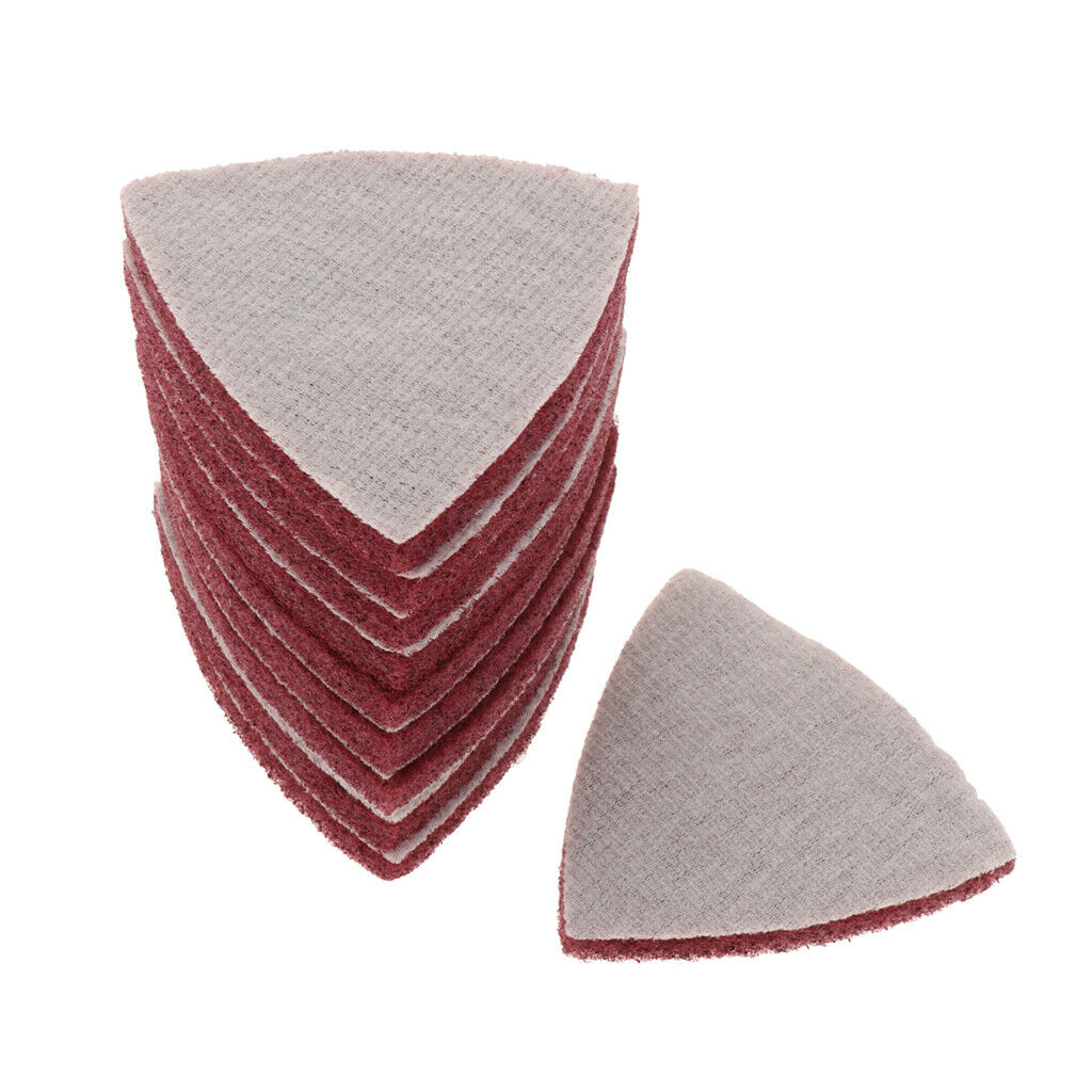 20 Pieces Heavy Duty Industrial Scouring Pad Sponge Sandpaper Grinding Tool