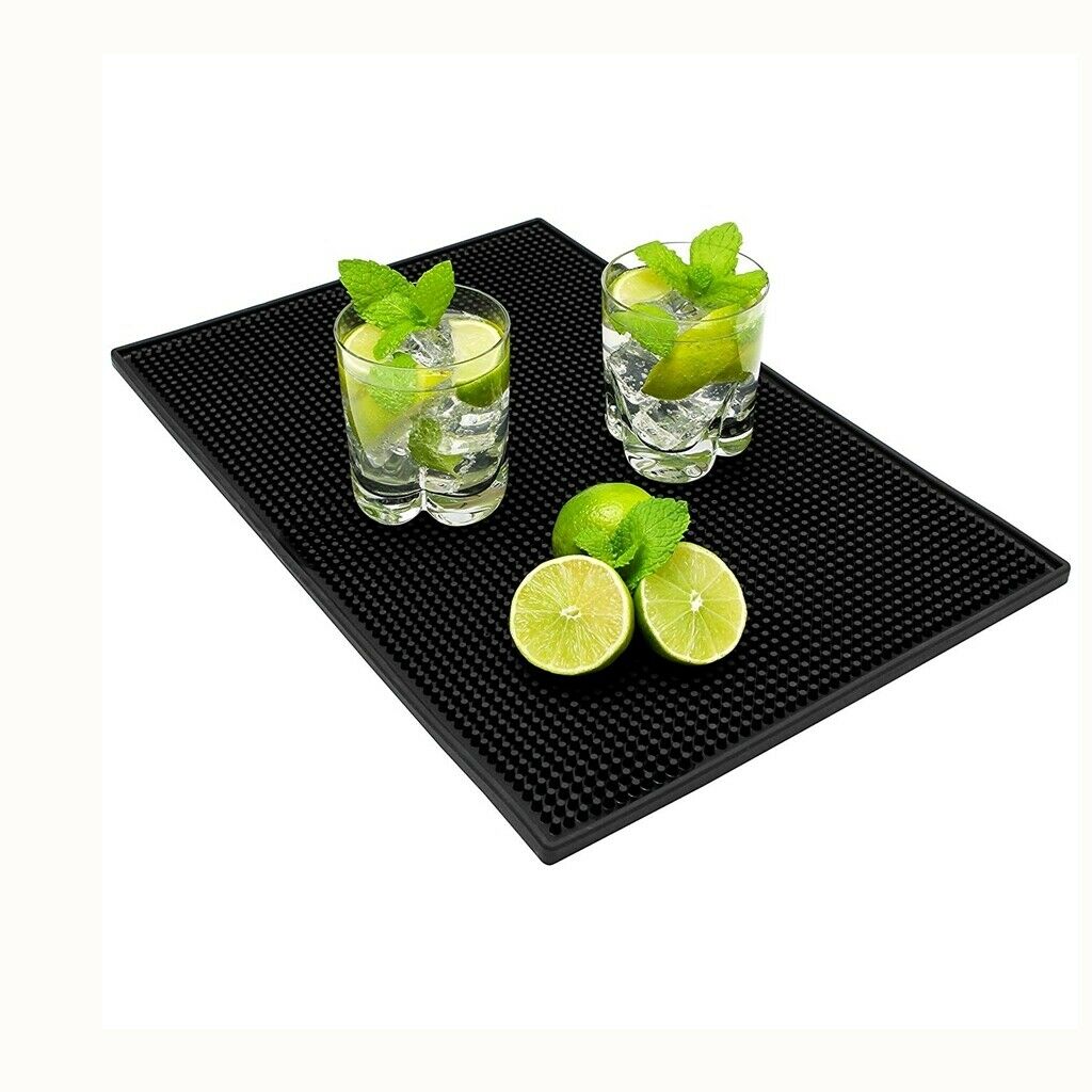 Rubber Beer Bar Service Spill Mat Water Proof PVC Mat Kitchen Tool 30x15cm - 2