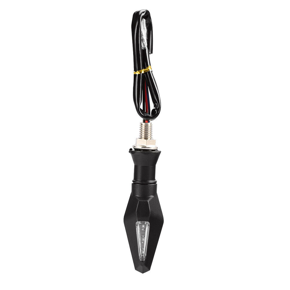 1x Motorcycle Motorbike Smoke14LED Turn Signal Amber Lights Lamp Indicator.l8
