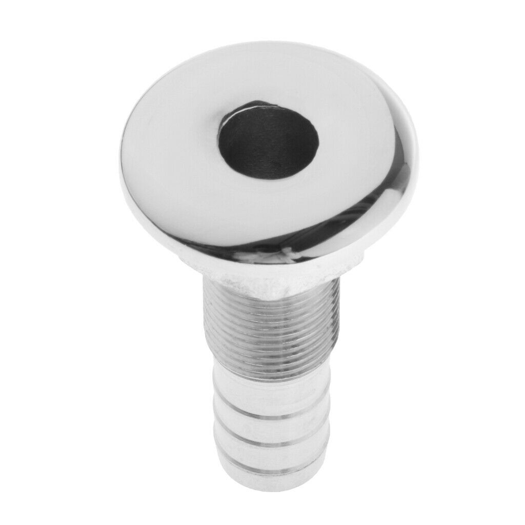 316 Stainless Boat Thru Hull Fitting Outlet Drain Joint for Boat Yacht Accs