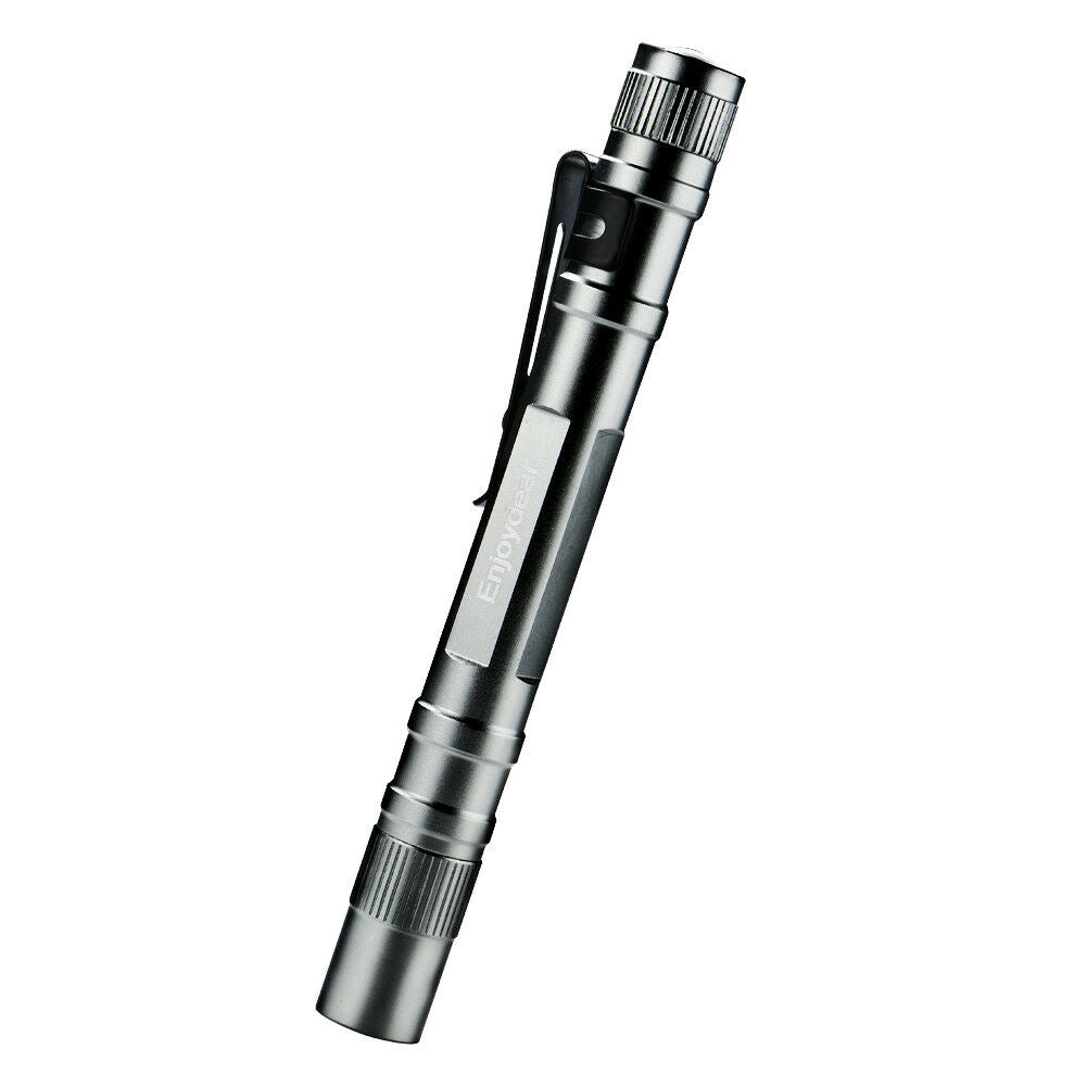 Enjoydeal LED 10000Lumens Lamp Clip Mini Penlight Flashlight Torch AAA NICE