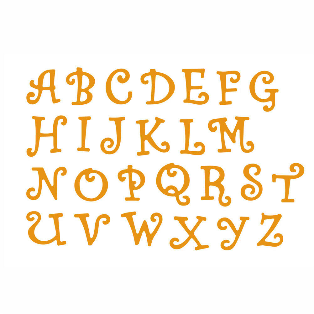 Magic Capital Letters Metal Cutting Dies For DIY Scrapbooking Album Paper .l8