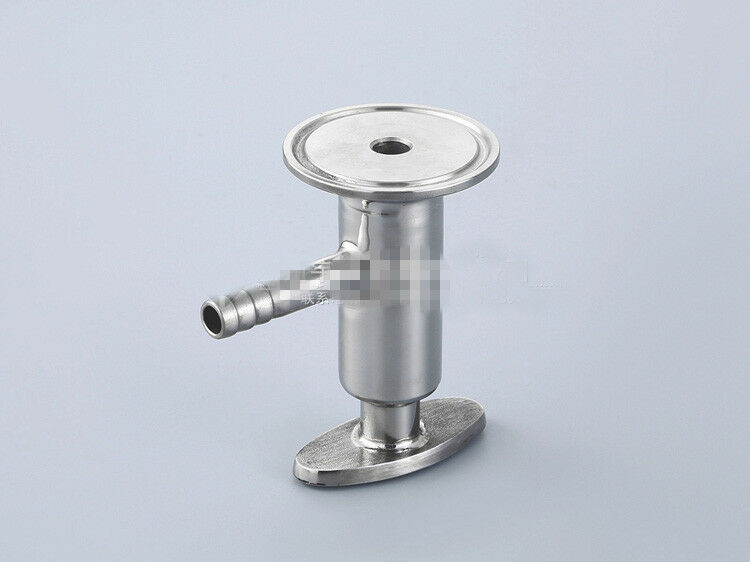 1PCS OD 50.5MM DN25 Tri Clamp Sanitary Sample Valve Elliptic Handle SUS 304