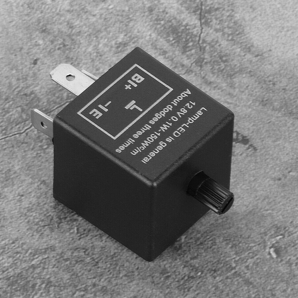 3 Pin 12V Flasher Relay Car Turn Signal Blinker Electronic LED Light Motorcycle