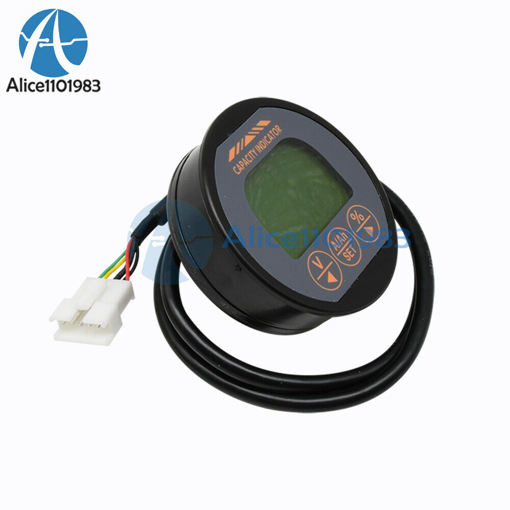 DC 80V 50A TR16 Multifunctional Waterproof Battery Indicator LCD Display + Shell
