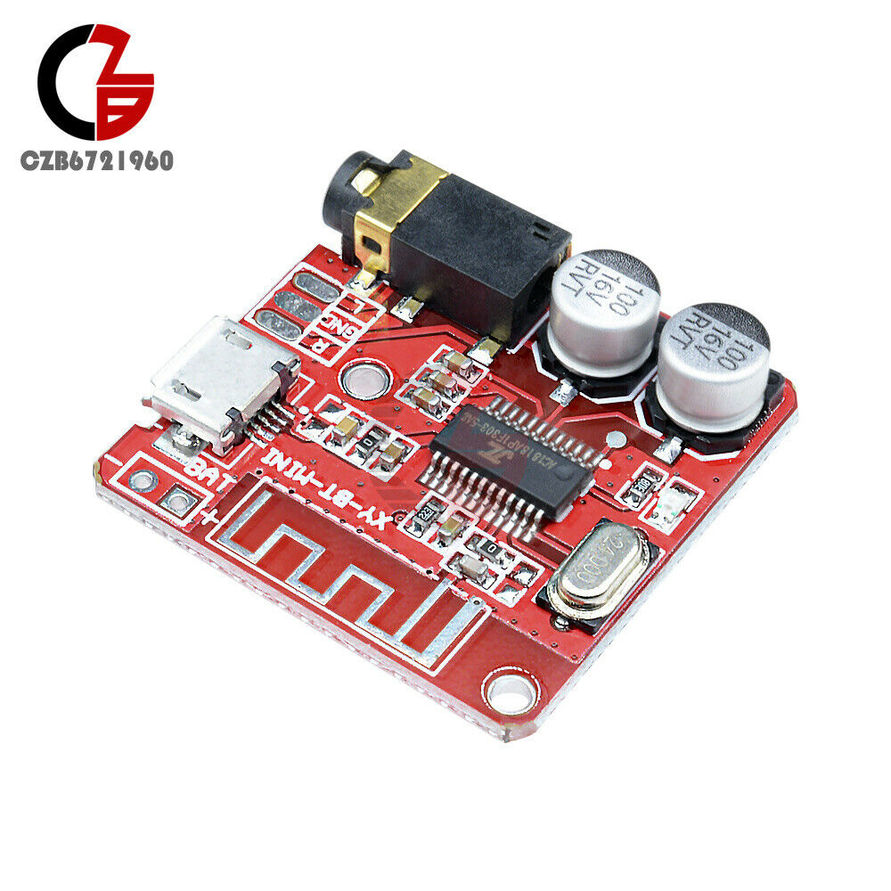 5Pcs Mini USB Bluetooth 4.1 Audio Lossless Receiver MP3 Decoder Amplifier Board